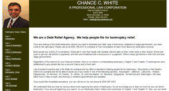 Desktop Screenshot of chancewhitelaw.com